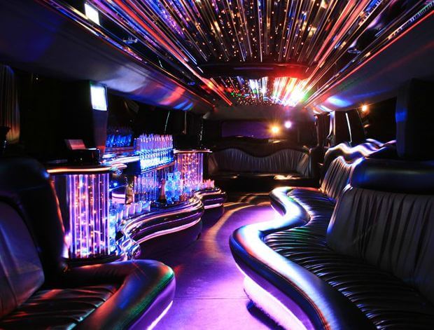 Black Escalade inside